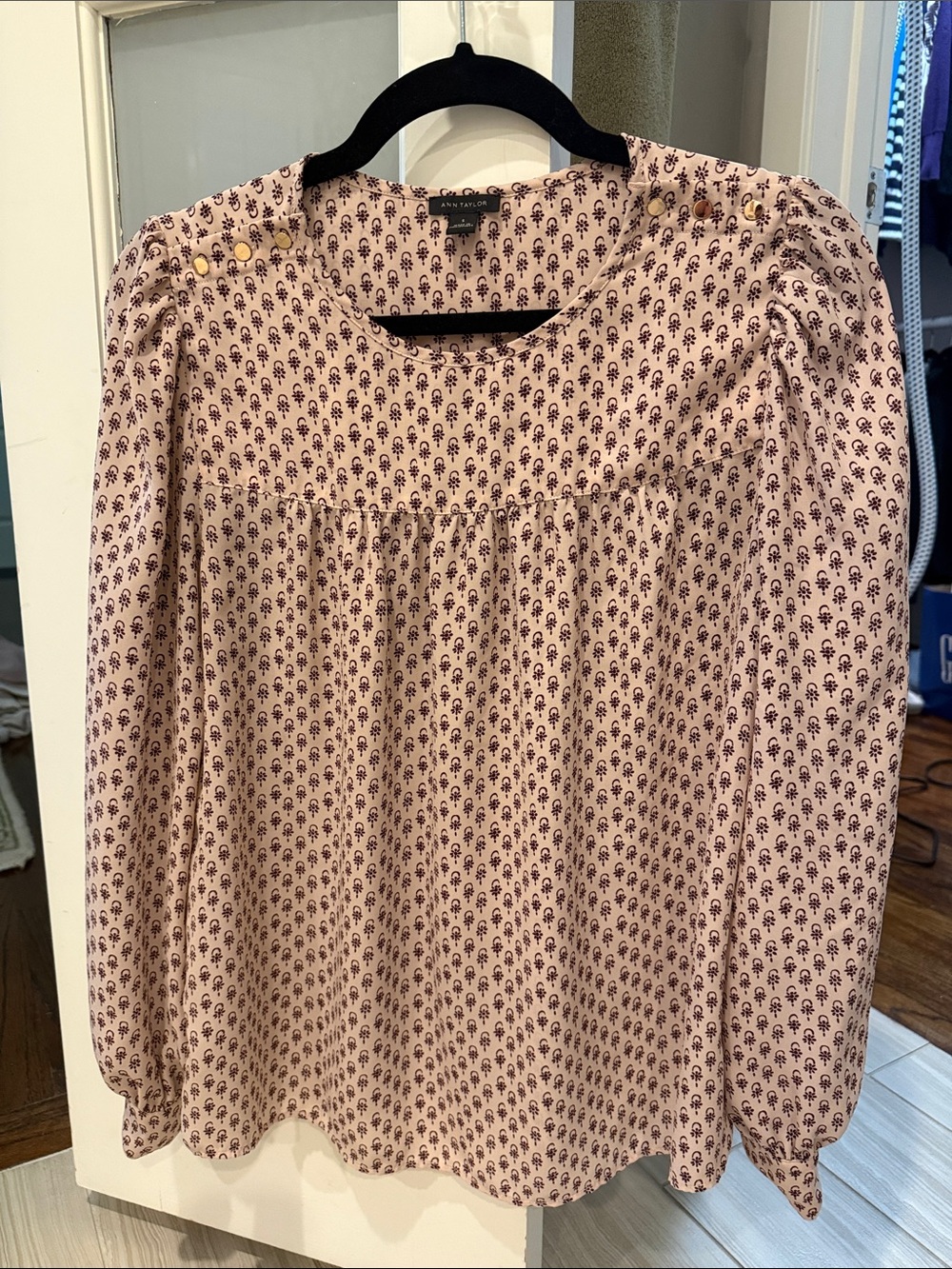 Ann Taylor floral printed blouse